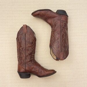 Vintage Panhandle Slim Crafted in Mexico by Sanders Boots Cowboy Boots